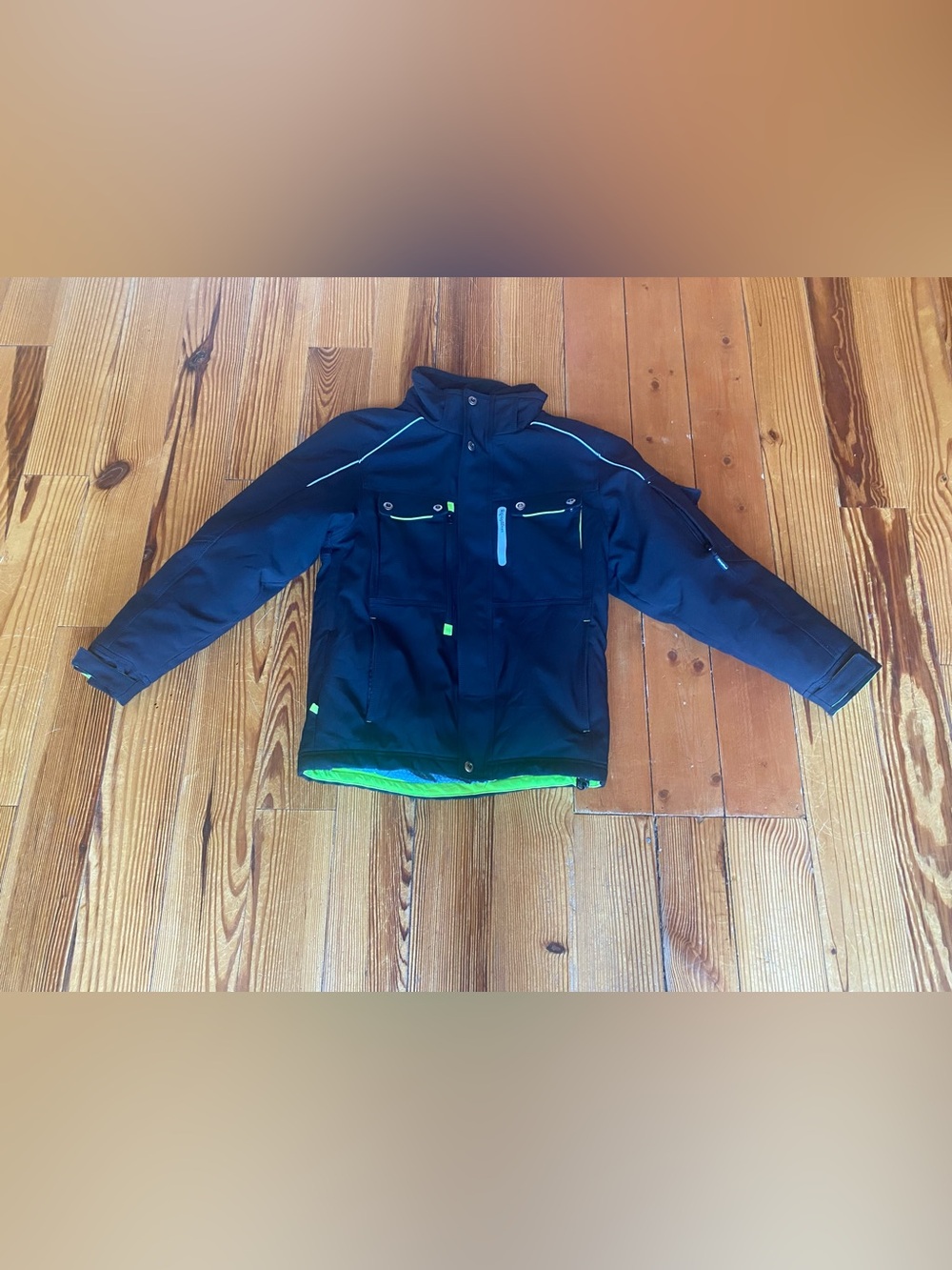 RefrigiWear Extreme Insulated Work Jacket Black Size Small Graphene Lining